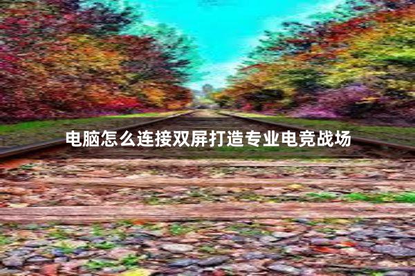 电脑怎么连接双屏打造专业电竞战场